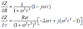 The equation shows Z rationalized so that it can easily be separated into real and imaginary parts
